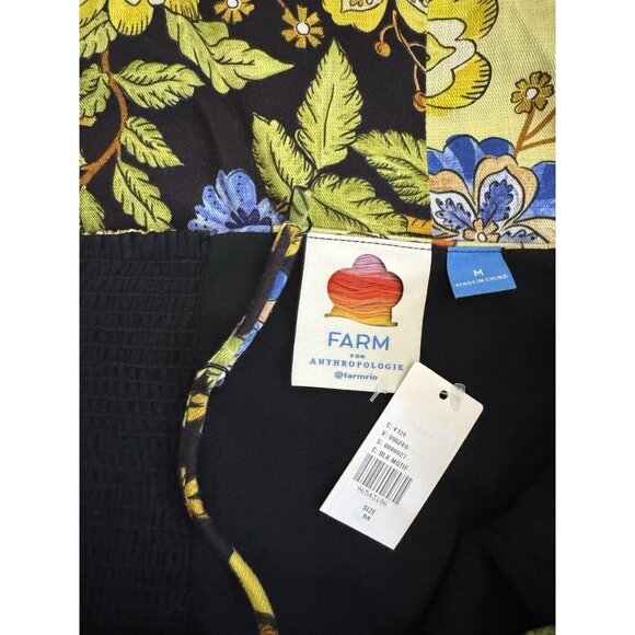 NWT Size M - FARM Rio Square-Neck Floral Jumpsuit NWT US$ 228 - Picture 12 of 15